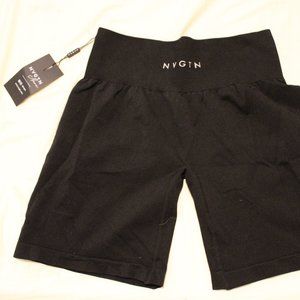 NVGTN Black Shorts w/ Ribbed Waistband
